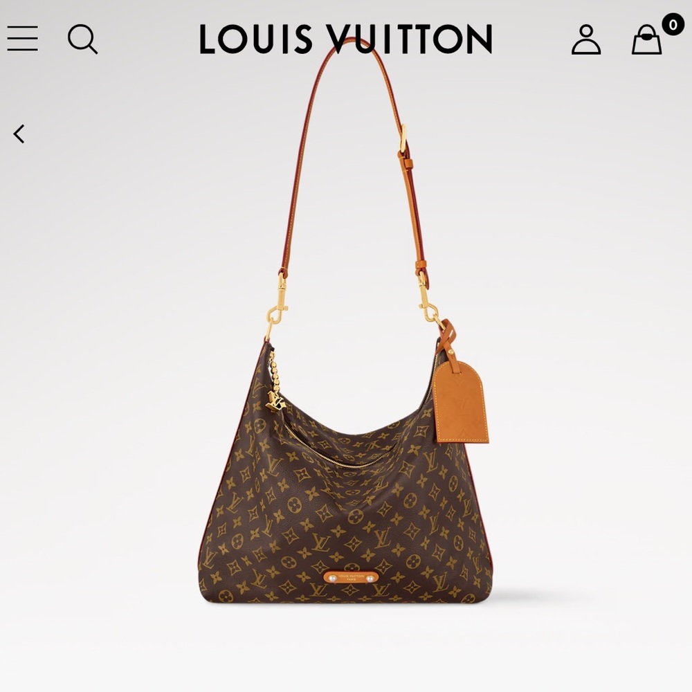 Louis Vuitton Vagabond Brown Hobo Monogram Bag